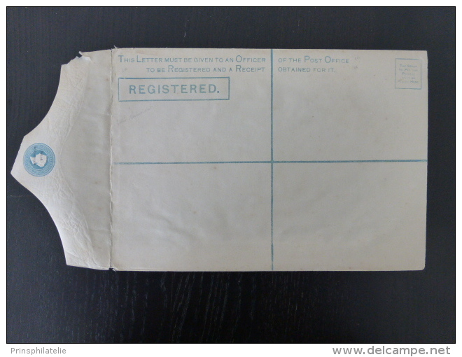 ENTIER POSTAL RECOMMANDE DU BECHUANALAND ANGLAIS REGISTERED POSTAL STATIONARY  LETTRE COVER  VICTORIA - 1885-1964 Bechuanaland Protectorate