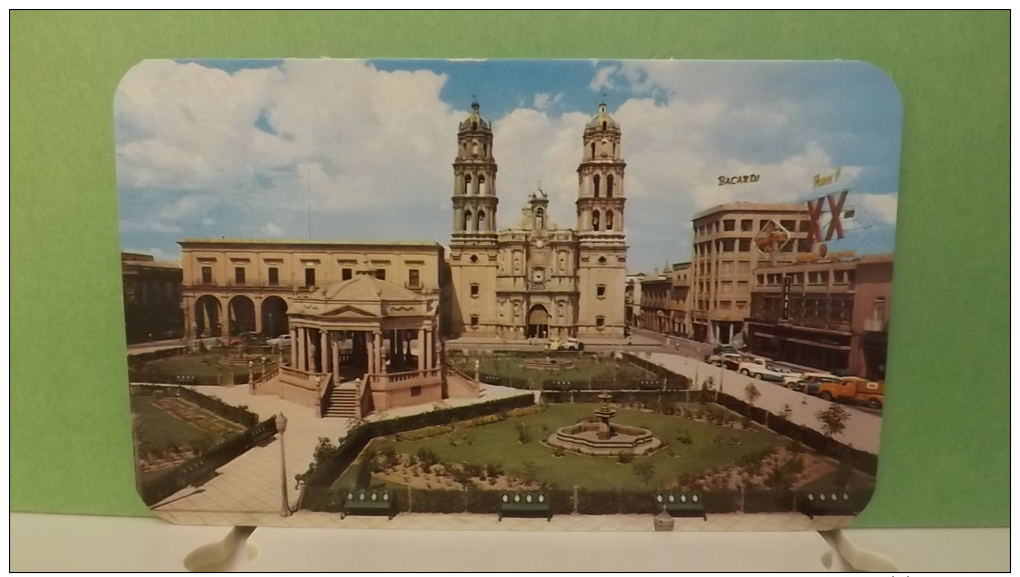 1950s MEXICO Delfino Oliva PC, Jardin Hidalgo Y Catedral - San Luis Potosi Cathedral &amp; Square, Bacardi Rum &amp; XX - Mexico