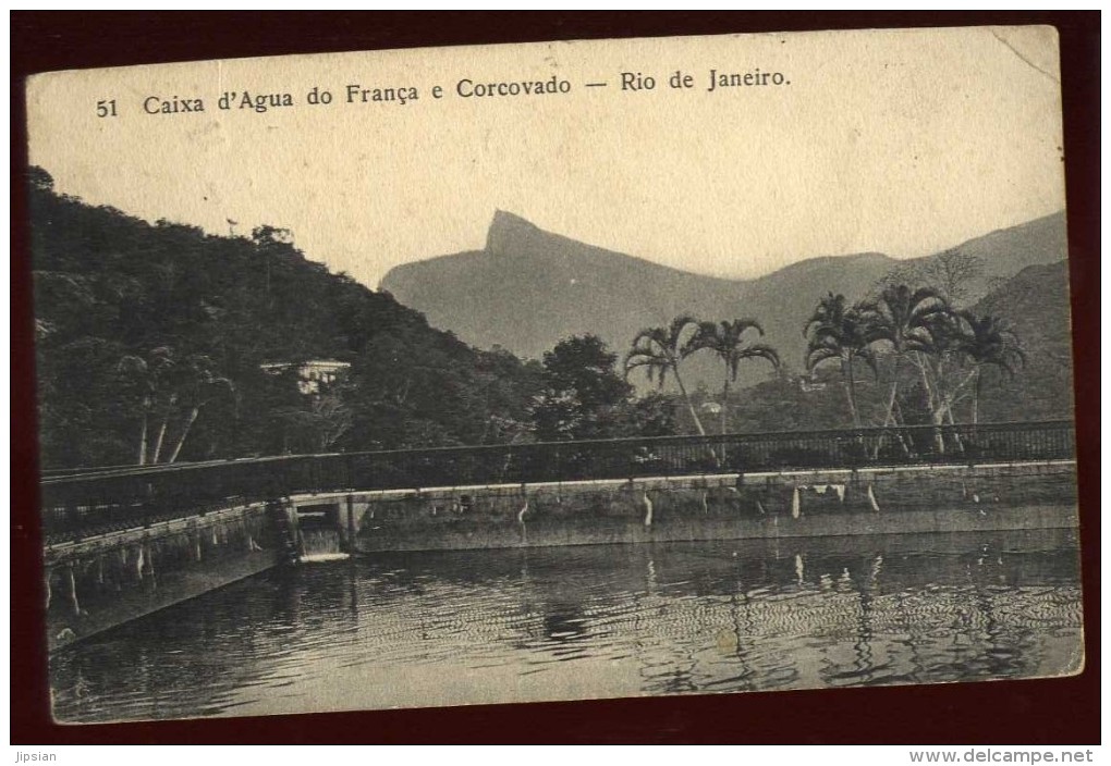 Cpa Du Brésil Rio De Janeiro Caixa D´ Agua Do França E Corcovado   LAM21 - Rio De Janeiro