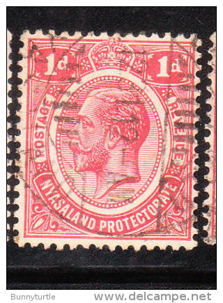 Nyasaland Protectorate 1913-19 King George V 1p Used - Nyassaland (1907-1953)