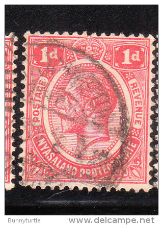 Nyasaland Protectorate 1913-19 King George V 1p Used - Nyassaland (1907-1953)