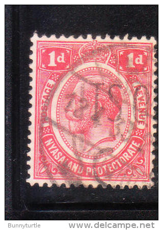 Nyasaland Protectorate 1913-19 King George V 1p Used - Nyassaland (1907-1953)