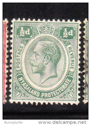 Nyasaland Protectorate 1913-19 King George V 1/2p Mint - Nyassaland (1907-1953)