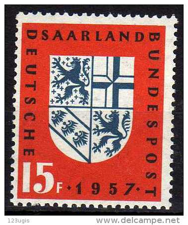 Saarland 1957 Mi 379 ** [160314IX] @ - Neufs