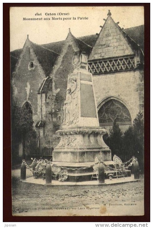 Cpa Du 61  Ceton Monument Aux Morts Pour La Patrie ...  Le Theil  Mortagne Au Perche LAM9 - Mortagne Au Perche