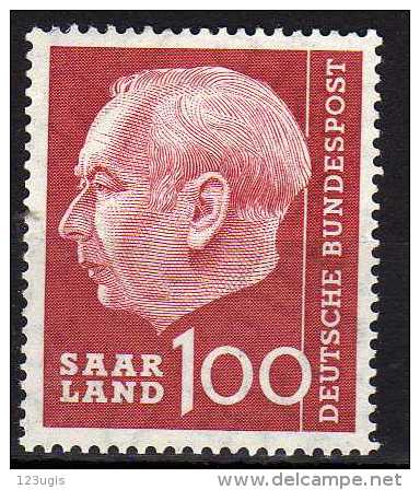 Saarland 1957 Mi 398 ** [160314IX] @ - Unused Stamps