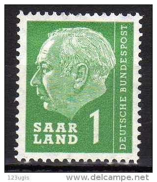 Saarland 1957 Mi 380 * [160314IX] @ - Unused Stamps