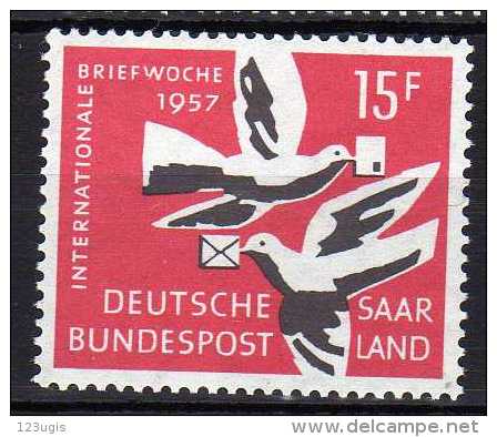 Saarland 1957 Mi 408 ** [160314IX] @ - Unused Stamps