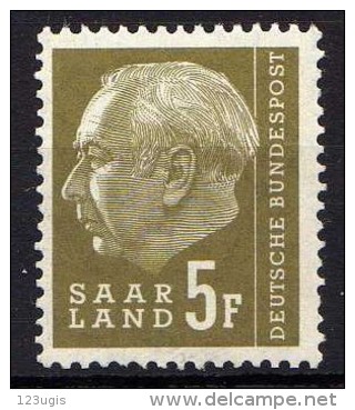 Saarland 1957 Mi 411 ** [160314IX] @ - Unused Stamps