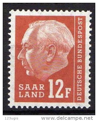 Saarland 1957 Mi 414 ** [160314IX] @ - Unused Stamps