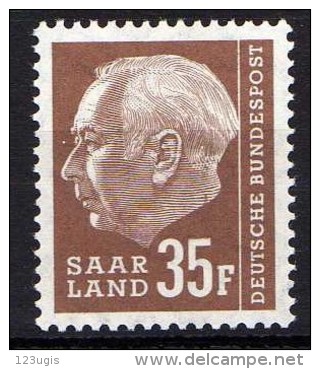 Saarland 1957 Mi 420 ** [160314IX] @ - Unused Stamps