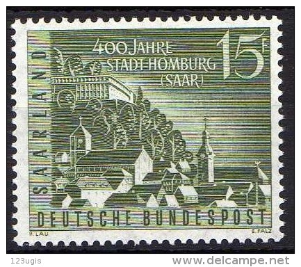 Saarland 1958 Mi 436 ** [160314IX] @ - Ungebraucht