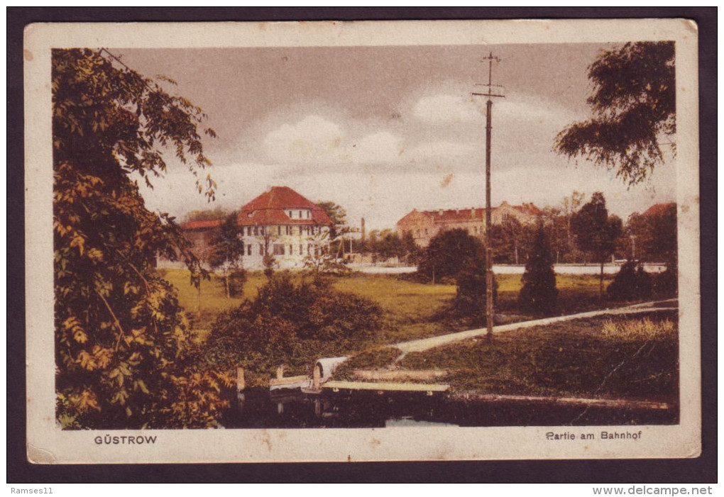 AK GÜSTROW - Partie Am Bahnhof Ca 1920 - Guestrow