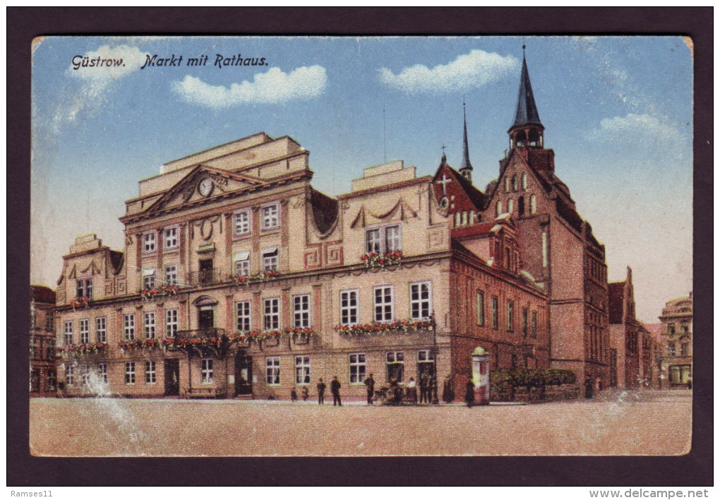 AK GÜSTROW - Rathaus Ca 1920 - Guestrow