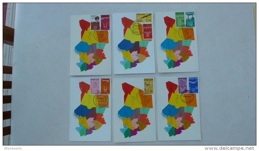 Tchad 6 Premiers Jours Colonies Francaise En Bon état , Lot 13 - Covers & Documents