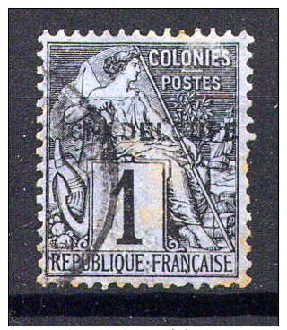 GUADELOUPE - N° 14a° - TYPE ALPHEE DUBOIS - Oblitérés