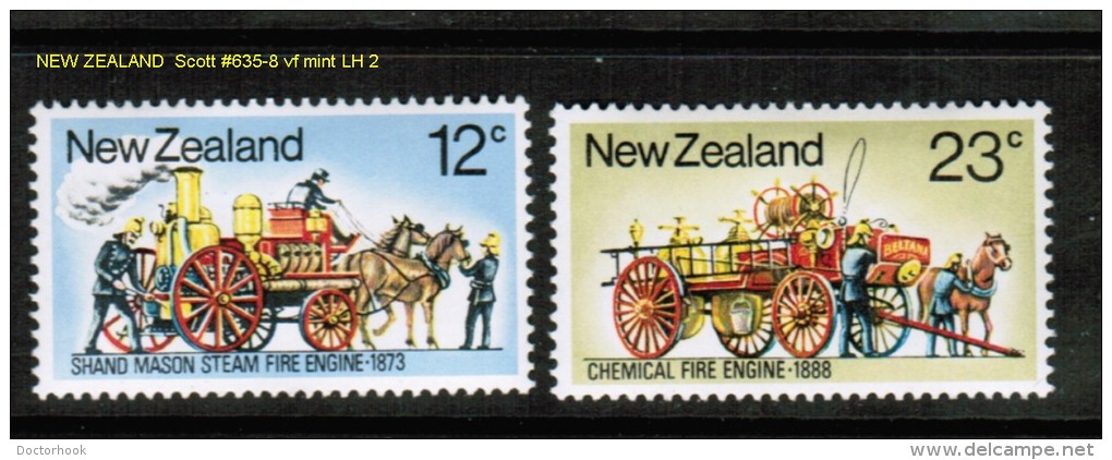 NEW ZEALAND    Scott  # 635-8*  VF MINT LH - Neufs