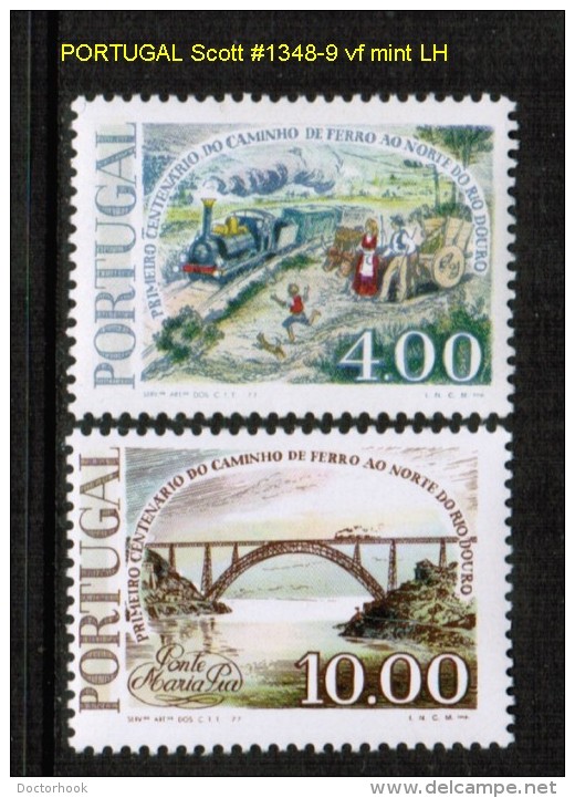 PORTUGAL    Scott  # 1348-9*  VF MINT LH - Unused Stamps