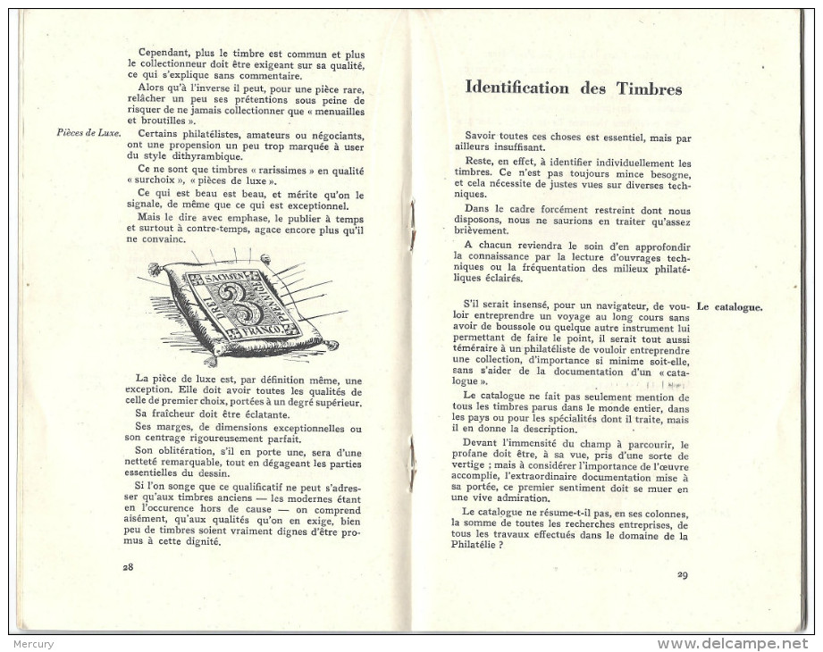 Initiation à La Philatélie édité En 1946  Par La Chambre Syndicale Des Négociants En Philatélie - 2 Scans - Lettres & Documents