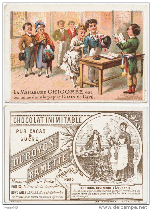 CHROMO Chicorée DUROYON Et RAMETTE -Cambrai - Scène De Mariage - Duroyon & Ramette