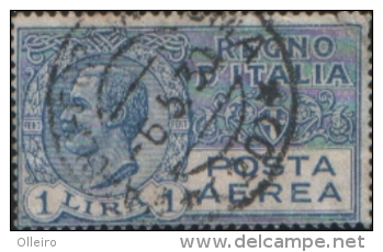 Italia Italy 1926 Posta Aerea Da 1L  VFU - Posta Aerea