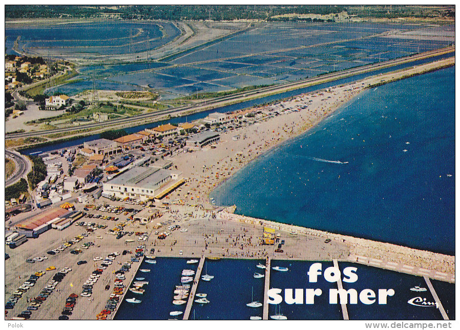 Am - CPM FOS Sur MER - Vue Générale Aérienne  - Le Nouveau Port De Plaisance St Gervais Et La Plage - Other & Unclassified