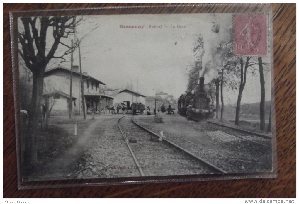 Cp Bessenay La Gare - Villeurbanne