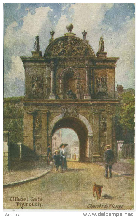 DEVON - PLYMOUTH - CITADEL GATE By CHARLES FLOWER - TUCKS 7964 - Plymouth