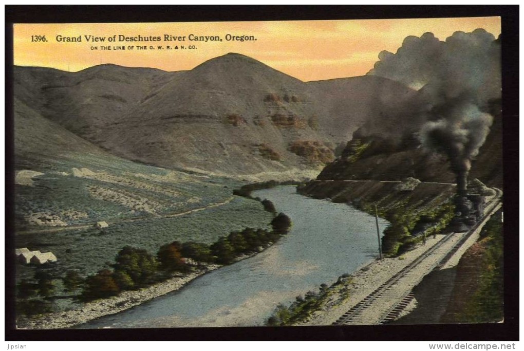 Cpa Etats Unis Oregon Grand View Of Deschutes River Canyon  LAM23 - Autres & Non Classés