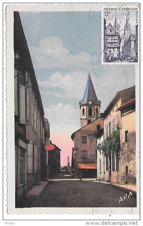 VALENCE - Rue Du Coup De Vent Et Clocher - Valence D'Albigeois