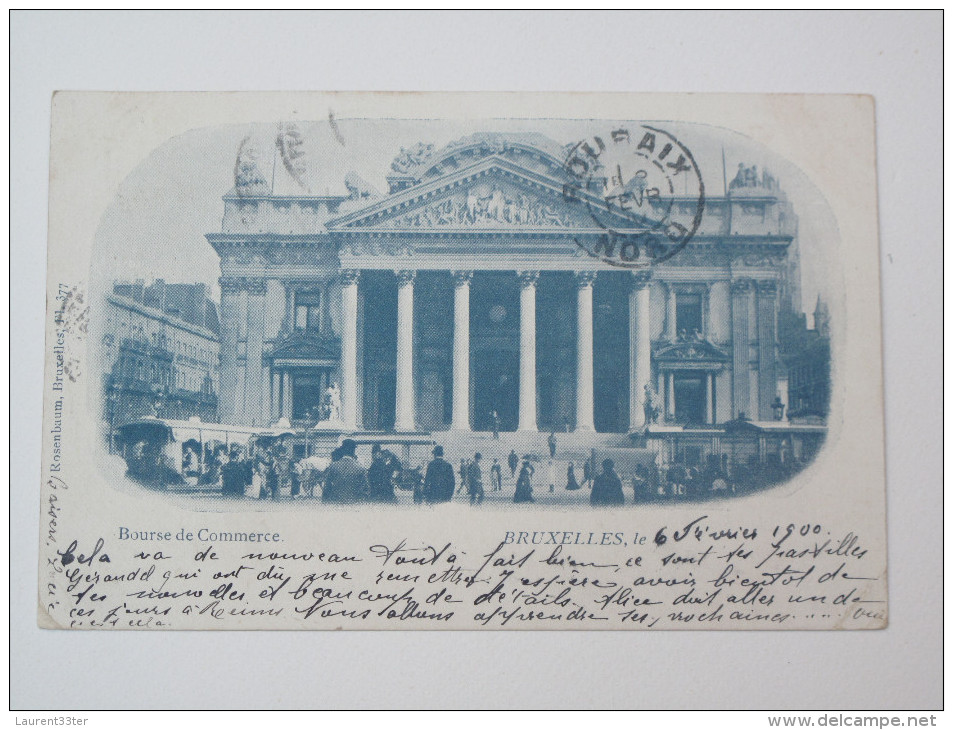 Bruxelles Bourse De Commerce 1900 - Monuments, édifices