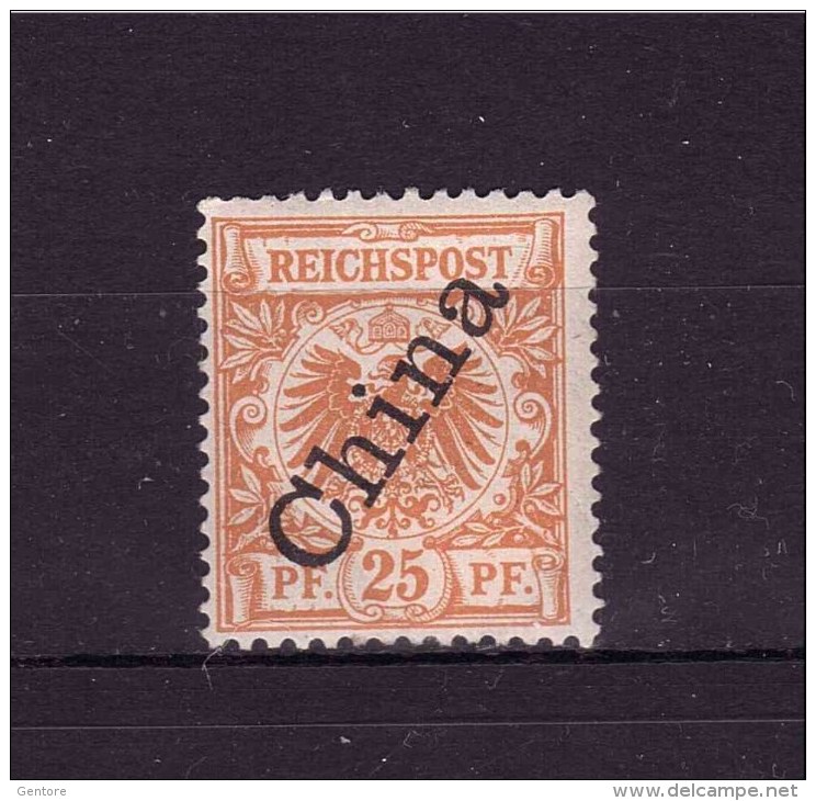 CHINA GERMAN COLONY 1898  Regular Issue Overprinted Michel Cat N° 5II  Mint Hinged Perfect - Deutsche Post In China