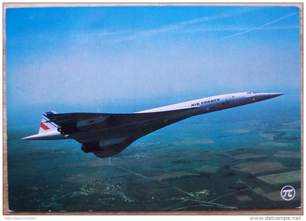 CPM "Concorde" Avion Super-sonique, 100 Passagers, Vitesse 2300 Km/h, Altitude De Croisière 16 à 19000 M - 1946-....: Moderne