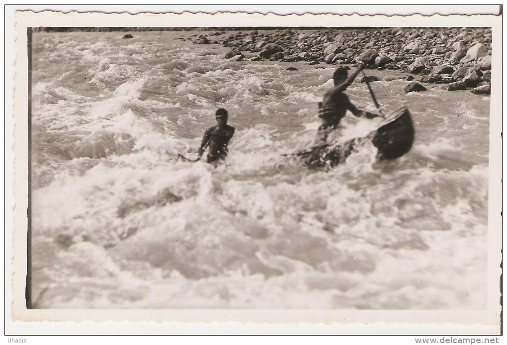 Saint-Jean-de-Maurienne.  Canoe- Kayak. Descente De Riviere.  Carte Photo Léger. - Saint Jean De Maurienne