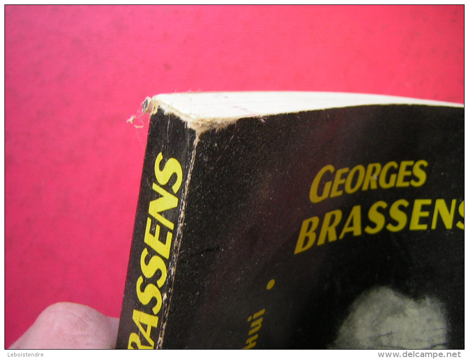 GEORGES BRASSENS  POETES D'AUJOURD'HUI PAR ALPHONSE BONNAFE  PIERRE SEGHERS EDITEUR 1963 N° 99 - Musik