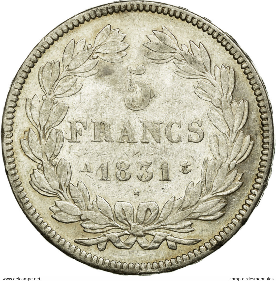 Monnaie, France, Louis-Philippe, 5 Francs, 1831, Paris, TTB, Argent - 5 Francs