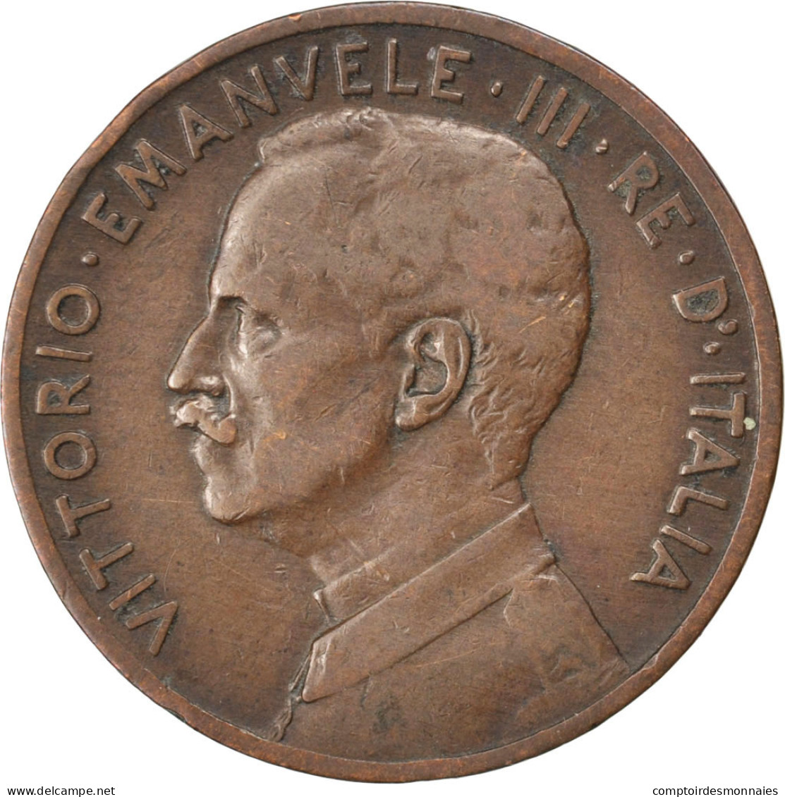 Monnaie, Italie, Vittorio Emanuele III, 5 Centesimi, 1913, Rome, TTB, Bronze - 1900-1946 : Victor Emmanuel III & Umberto II