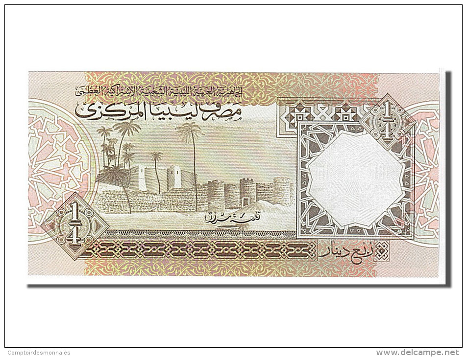 [#107798] Libye, 1/4 Dinar Type 1991-93 - Libya