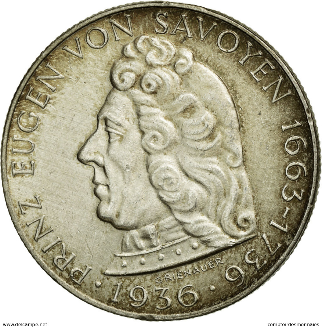 Monnaie, Autriche, 2 Schilling, 1936, SUP+, Argent, KM:2858 - Oesterreich