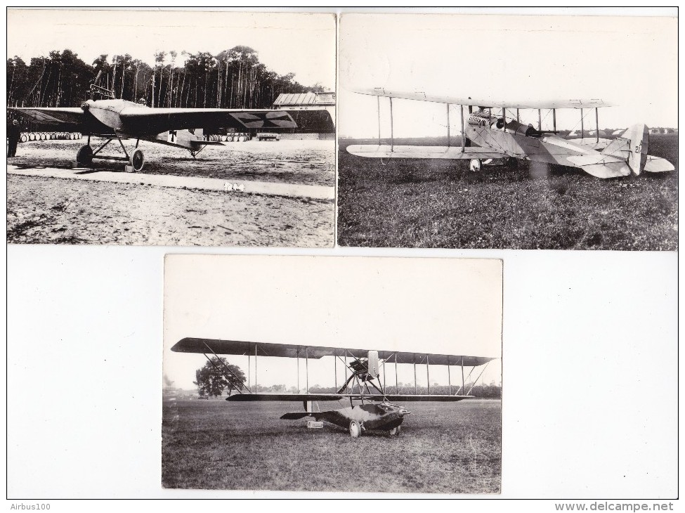 Lot De 3 Cartes Publicitaires TRANSFUSINE Guerre 1914- Voir Descriptif - Scannées Recto Verso - Photos Musée De L'Air - - 1914-1918: 1ère Guerre