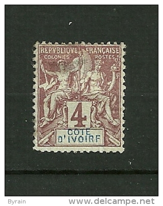 Côte D'Ivoire 1892/1899    N° 3    Colonie Francaise      Neuf Avec Trace De Charnière - Unused Stamps