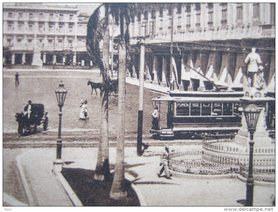 CUBA - HABANA - PLAZA DE ALBEAR - ALBEAR - SQUARE - TRAMWAY....BELLE CARTE.... - Cuba