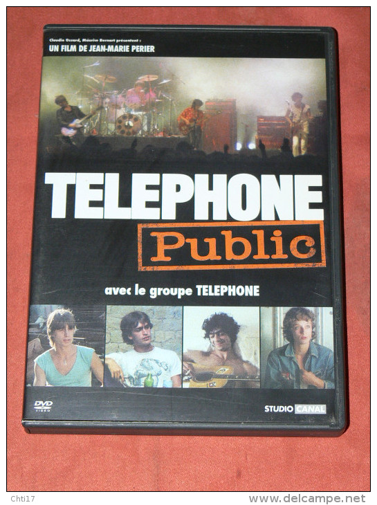 DVD SPECTACLE " TELEPHONE PUBLIC" 1979 TOURNEE  DOCUMENTAIRE DE JM PERRIER DUREE 1H35 SON 5.1 DOLBY - Musik-DVD's