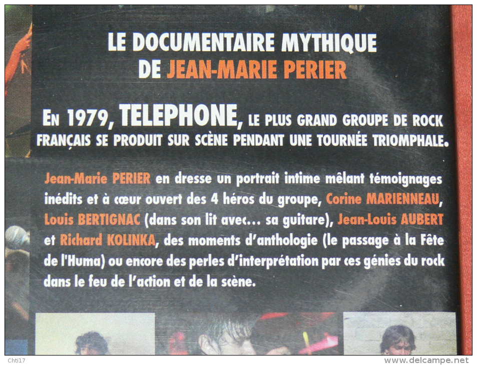 DVD SPECTACLE " TELEPHONE PUBLIC" 1979 TOURNEE  DOCUMENTAIRE DE JM PERRIER DUREE 1H35 SON 5.1 DOLBY - DVD Musicaux