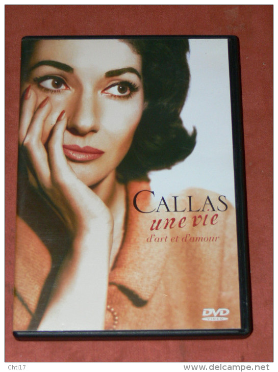 DVD SPECTACLE OPERA  BIOPIC " CALLAS UNE VIE  D ART ET D AMOUR " BONUS CONCERT HAMBOURG 1962 STEREO 2.0 / - DVD Musicali