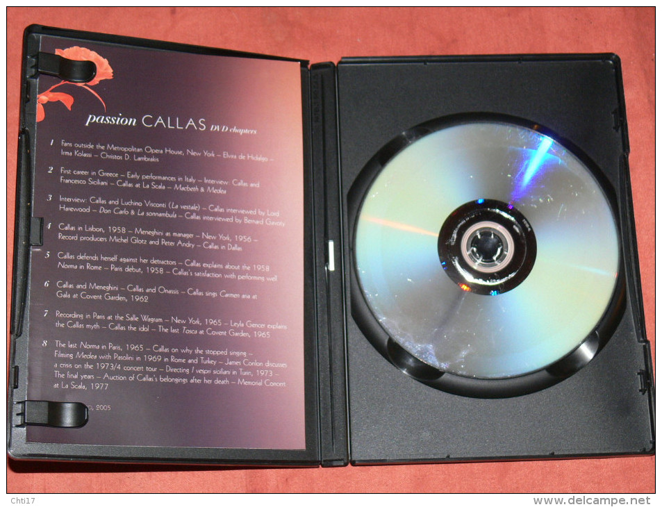 DVD SPECTACLE OPERA  BIOPIC "PASSION CALLAS  " BONUS  STEREO 2.0 / - Musik-DVD's