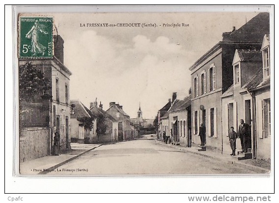 La Fresnaye Sur Chédouet - Principale Rue / Edition Métayer - La Fresnaye Sur Chédouet