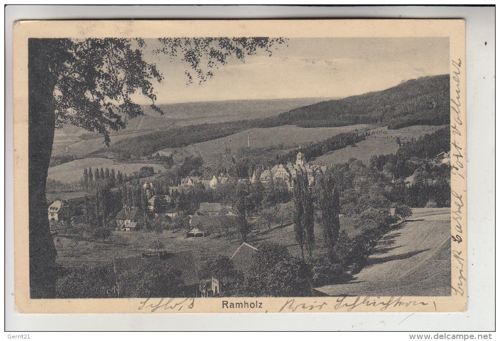 6490 SCHLÜCHTERN - RAMHOLZ, Ortsansicht, 1932 - Schluechtern