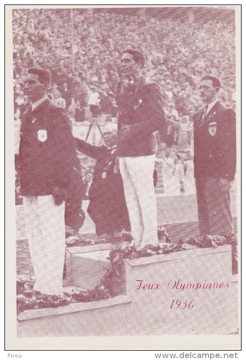 JEUX  OLYMPIQUES DE BERLIN 1936 : JEAN DESPAUX CHAMPION OLYMPIQUE - Jeux Olympiques