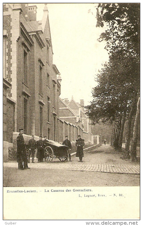 Bruxelles-laeken La Caserne Des Grenadiers L. Lagaert 1909 - Laeken